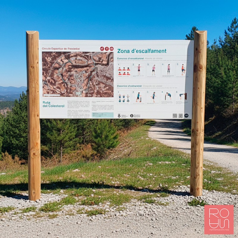 Cartellera Circuits Esportius de Proximitat: Senyalització Diputació de Barcelona